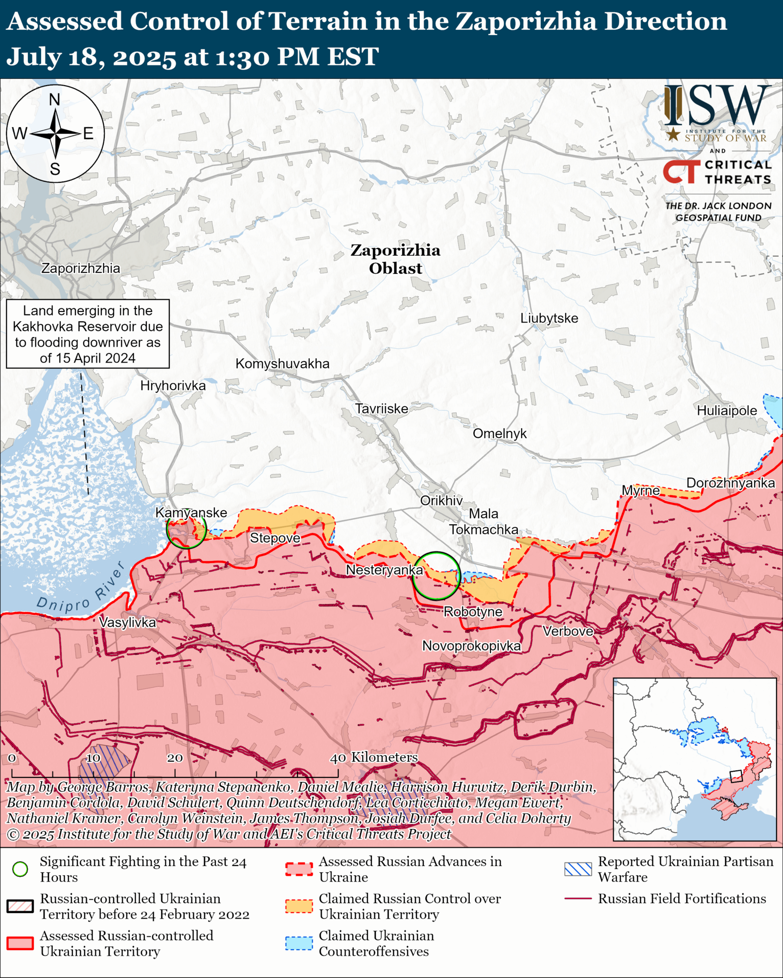 ЗСУ просунулися на Новопавлівському напрямку, РФ наступає на Сумщині і під Покровськом: карти ISW