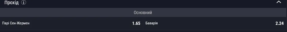 ПСЖ Баварія, хто вийде в 1/2 КЧС