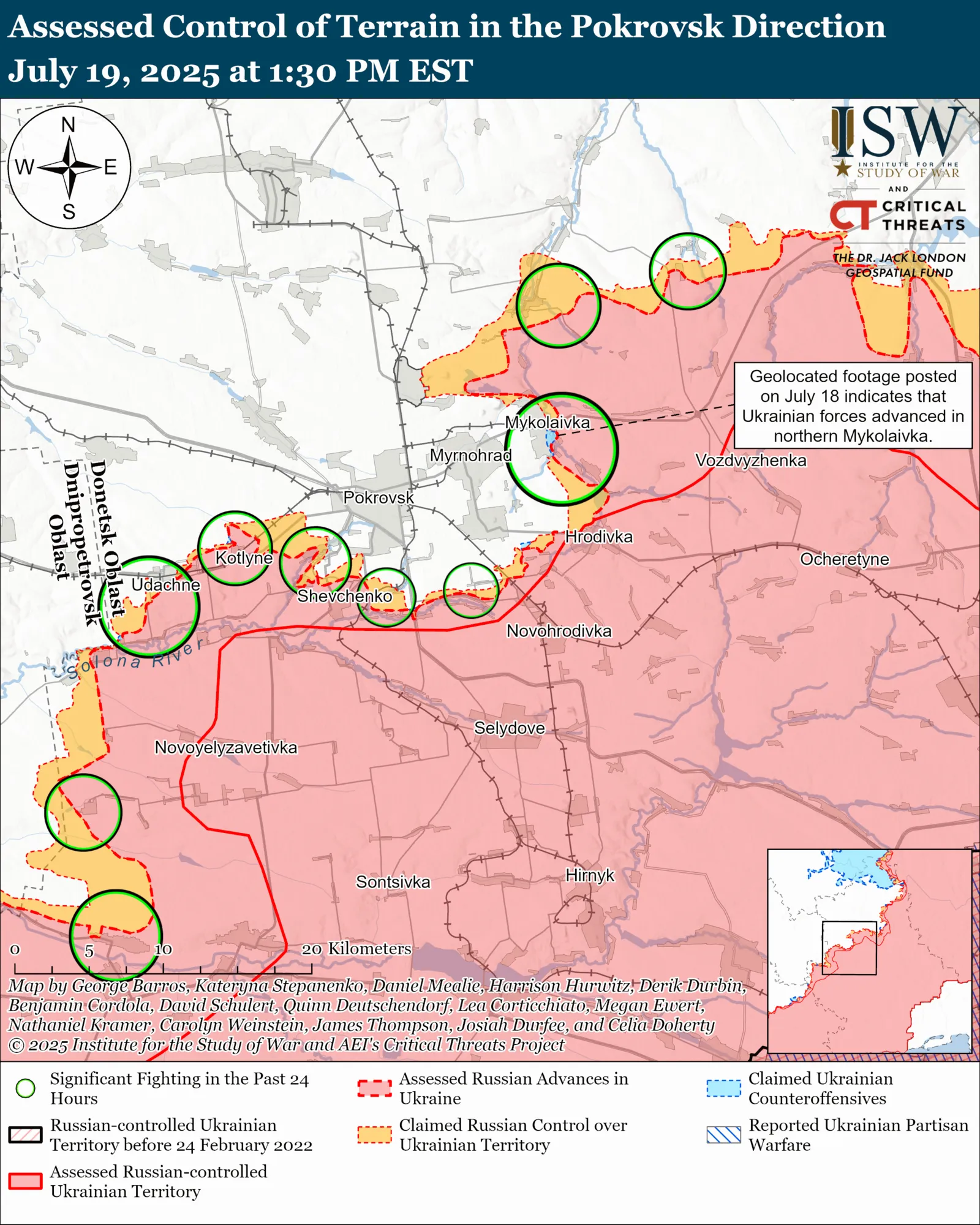 ЗСУ посунули ворога на одній з найгарячіших ділянок фронту – ISW