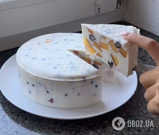 Легкий десерт без выпечки