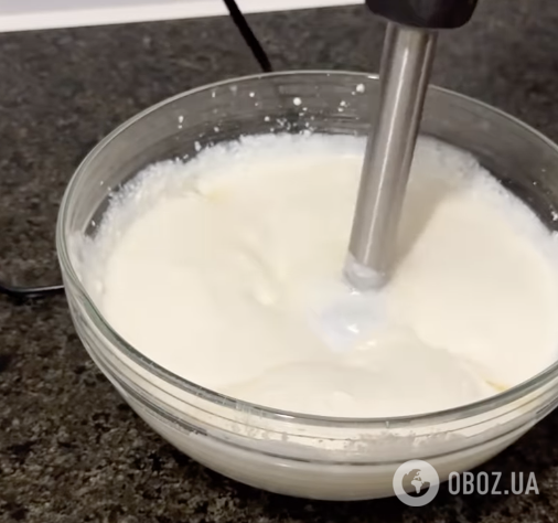 Приготовление основы для десерта