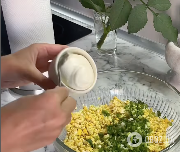 Яичная намазка