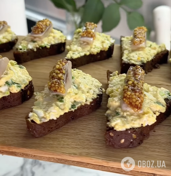 Бутерброды с сельдью