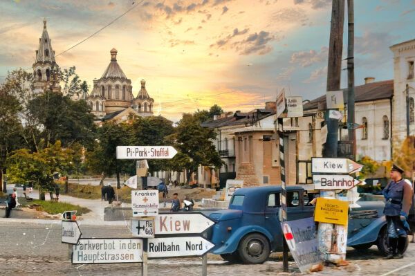 Житомир 100 лет назад: старые фото показали в цвете