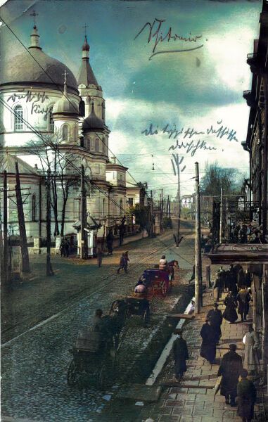 Житомир 100 лет назад: старые фото показали в цвете