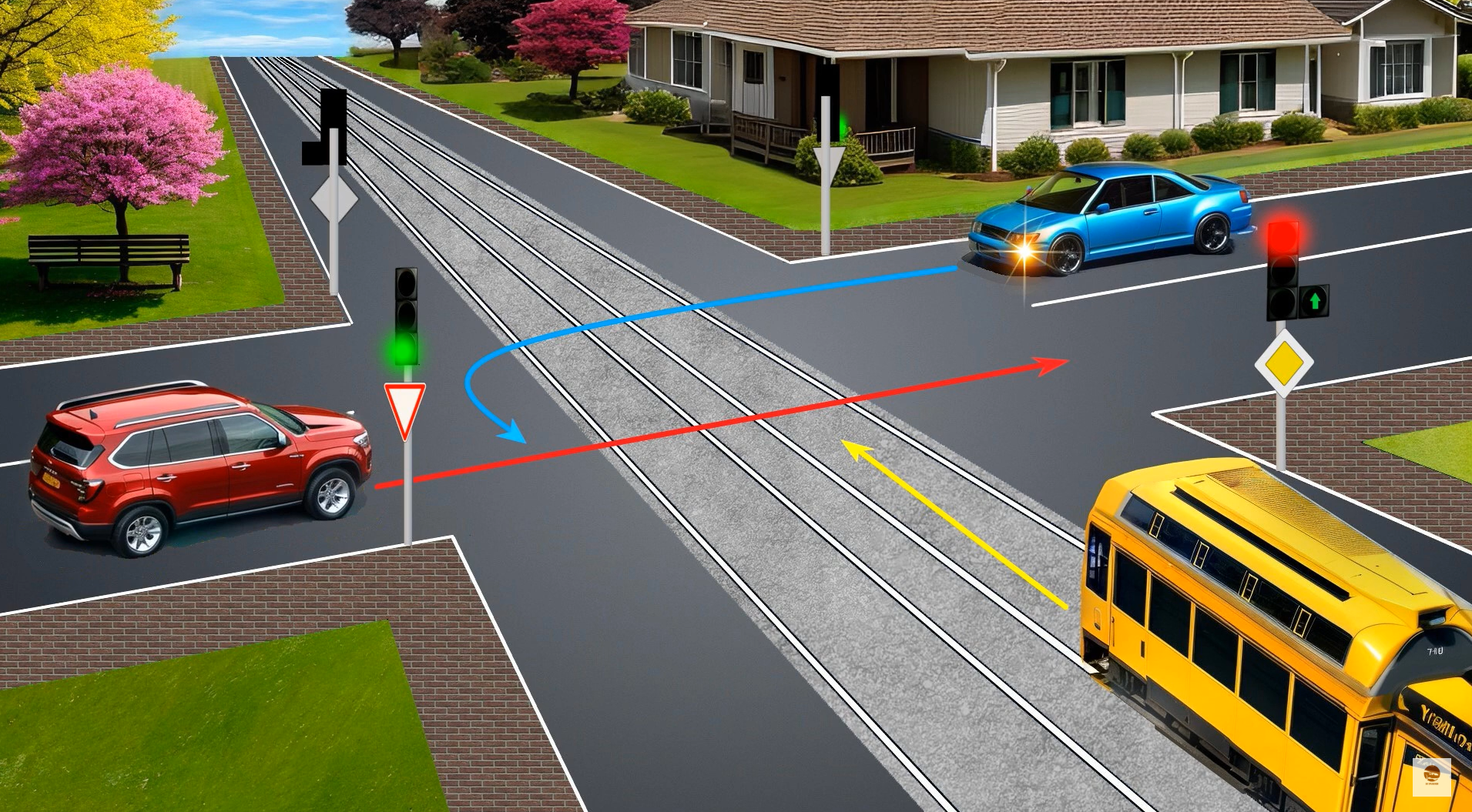 Як правильно розʼїхатися? Непросте завдання для водіїв