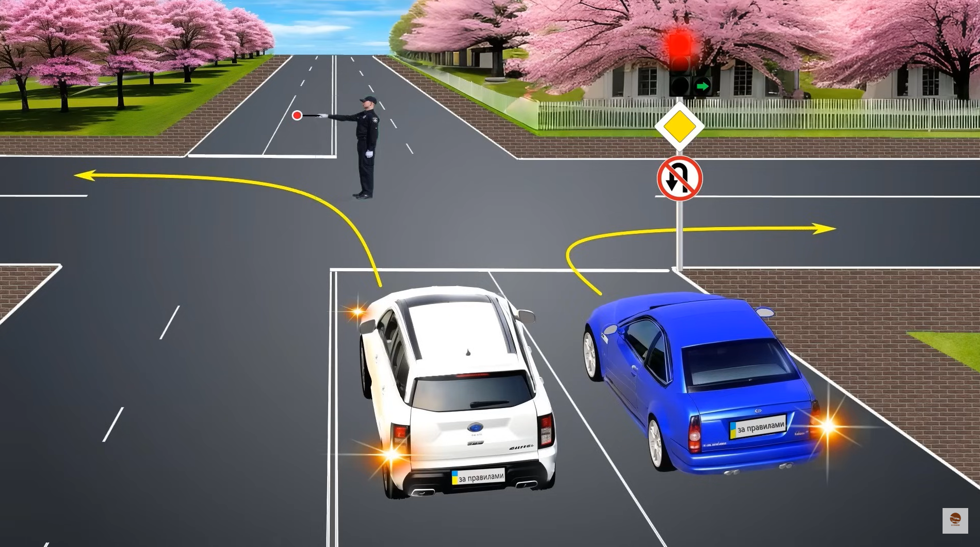 Хто може виконати маневр? Тест на знання ПДР