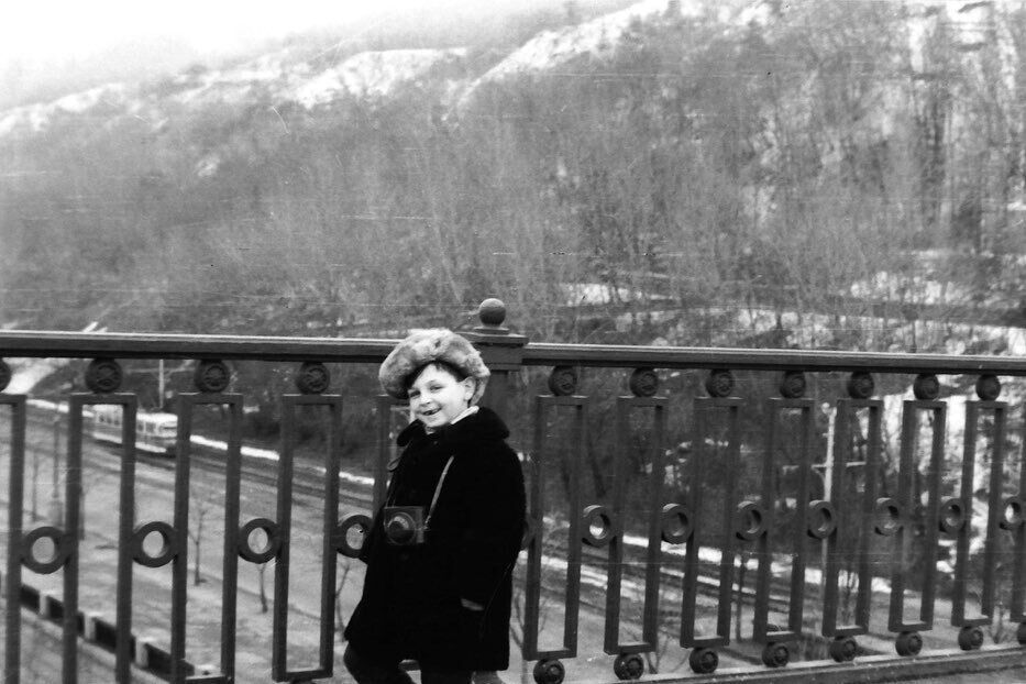 В сети показали, каким видели Киев его жители в 1966-м: вид с Труханова острова. Фото из семейного архива