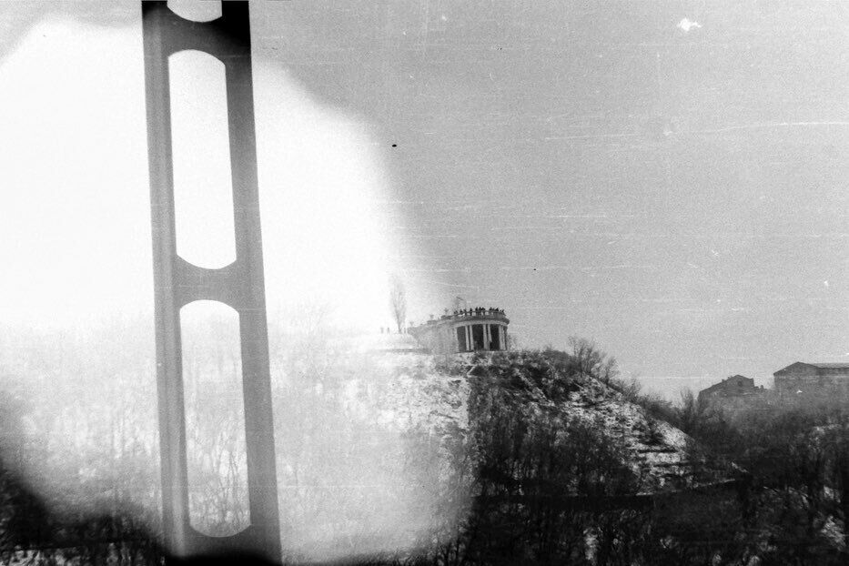 В сети показали, каким видели Киев его жители в 1966-м: вид с Труханова острова. Фото из семейного архива