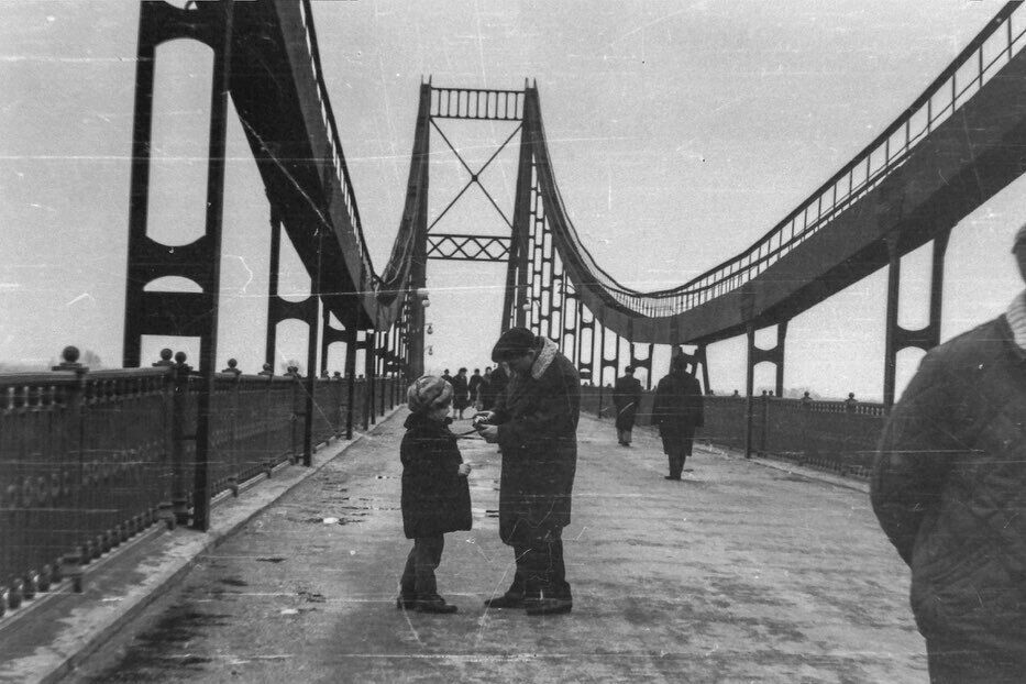 В сети показали, каким видели Киев его жители в 1966-м: вид с Труханова острова. Фото из семейного архива