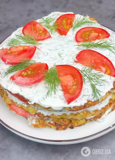 Кабачковый торт