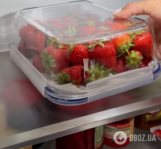 Ягоды в холодильнике можно хранить долго