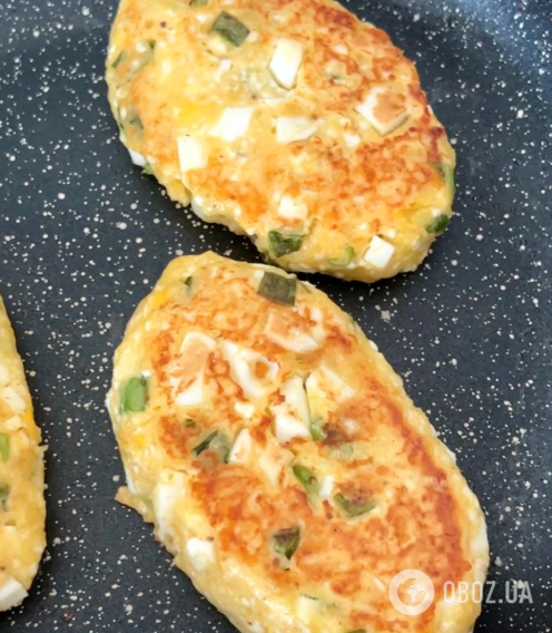 Готовые оладьи