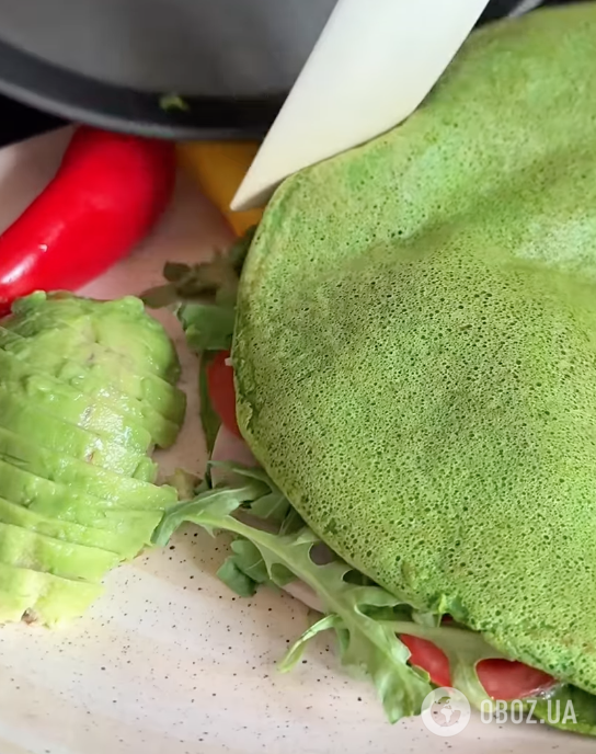 Готовый омлет