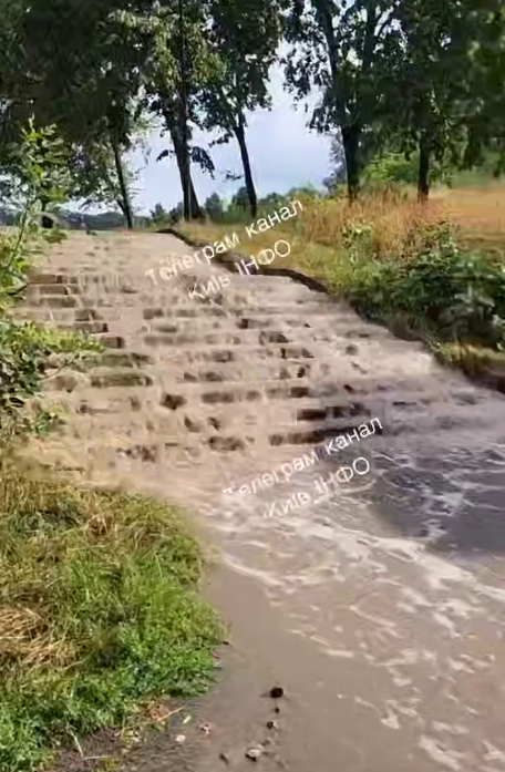 Київ накрив потужний шторм: негода повалила дерева і будівельний кран. Відео