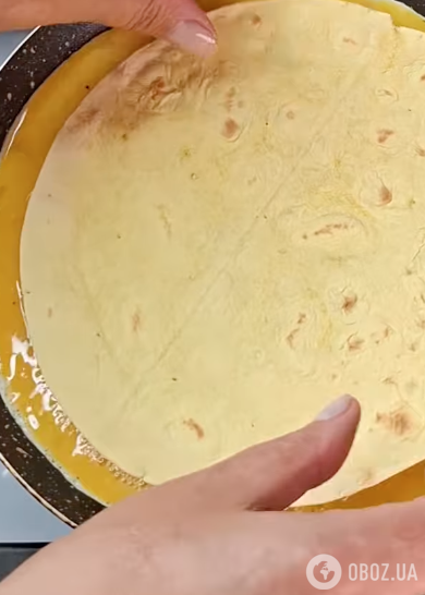 Как приготовить омлет из яиц и лаваша