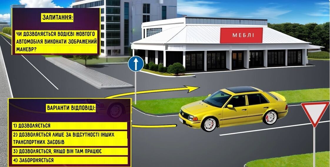 Разрешен ли маневр? Задание по ПДД