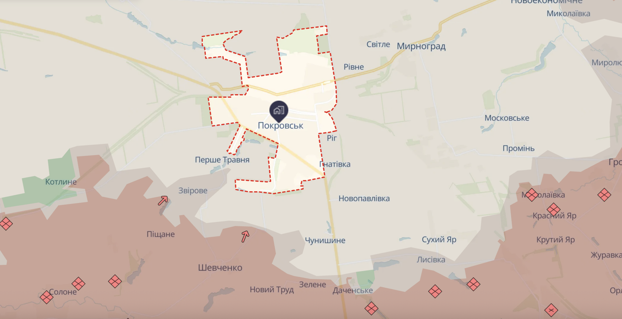 Окупанти накопичили резерви: у ЗСУ розповіли, що відбувається в районі Покровська. Карта