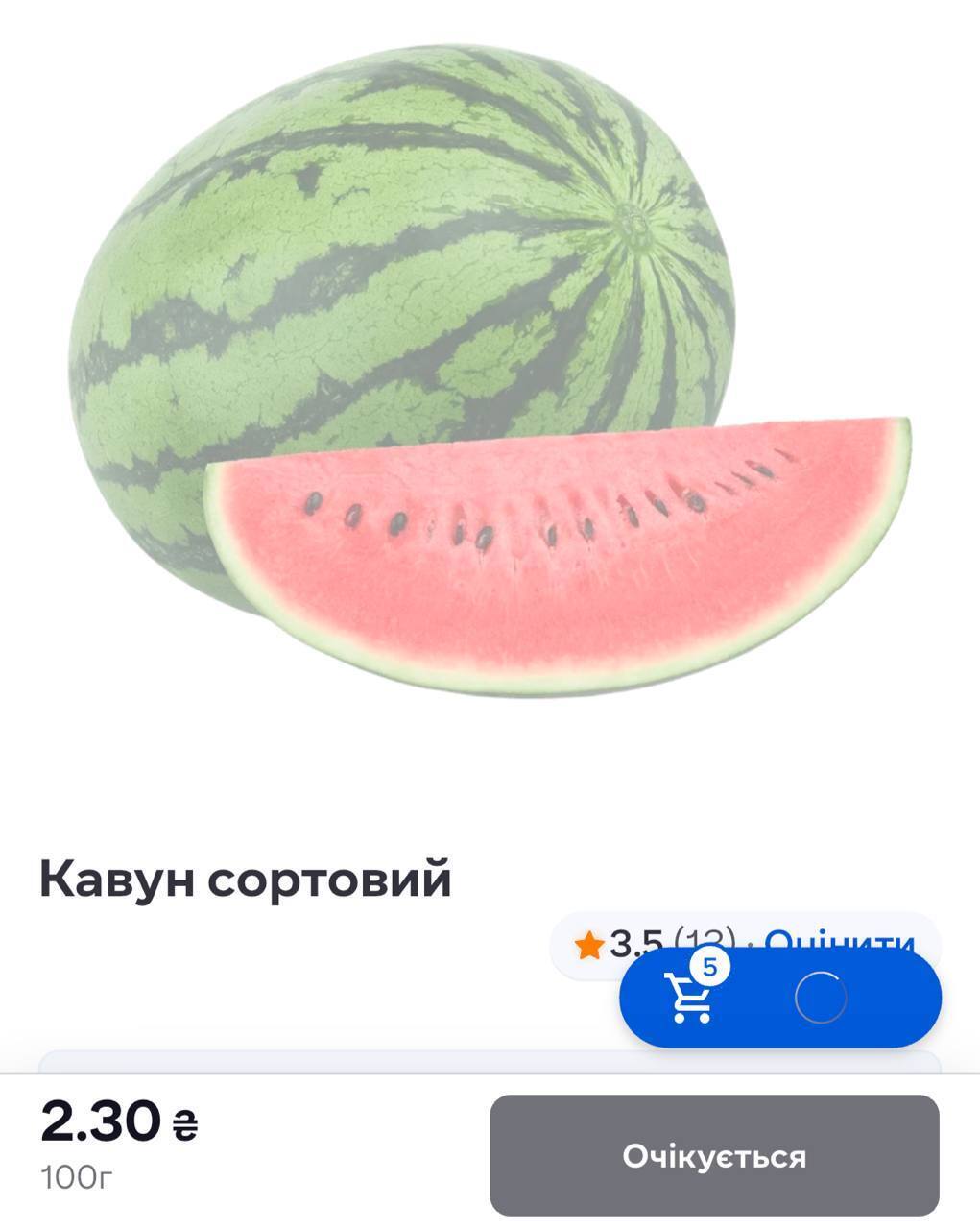 Сколько стоят арбузы в магазине