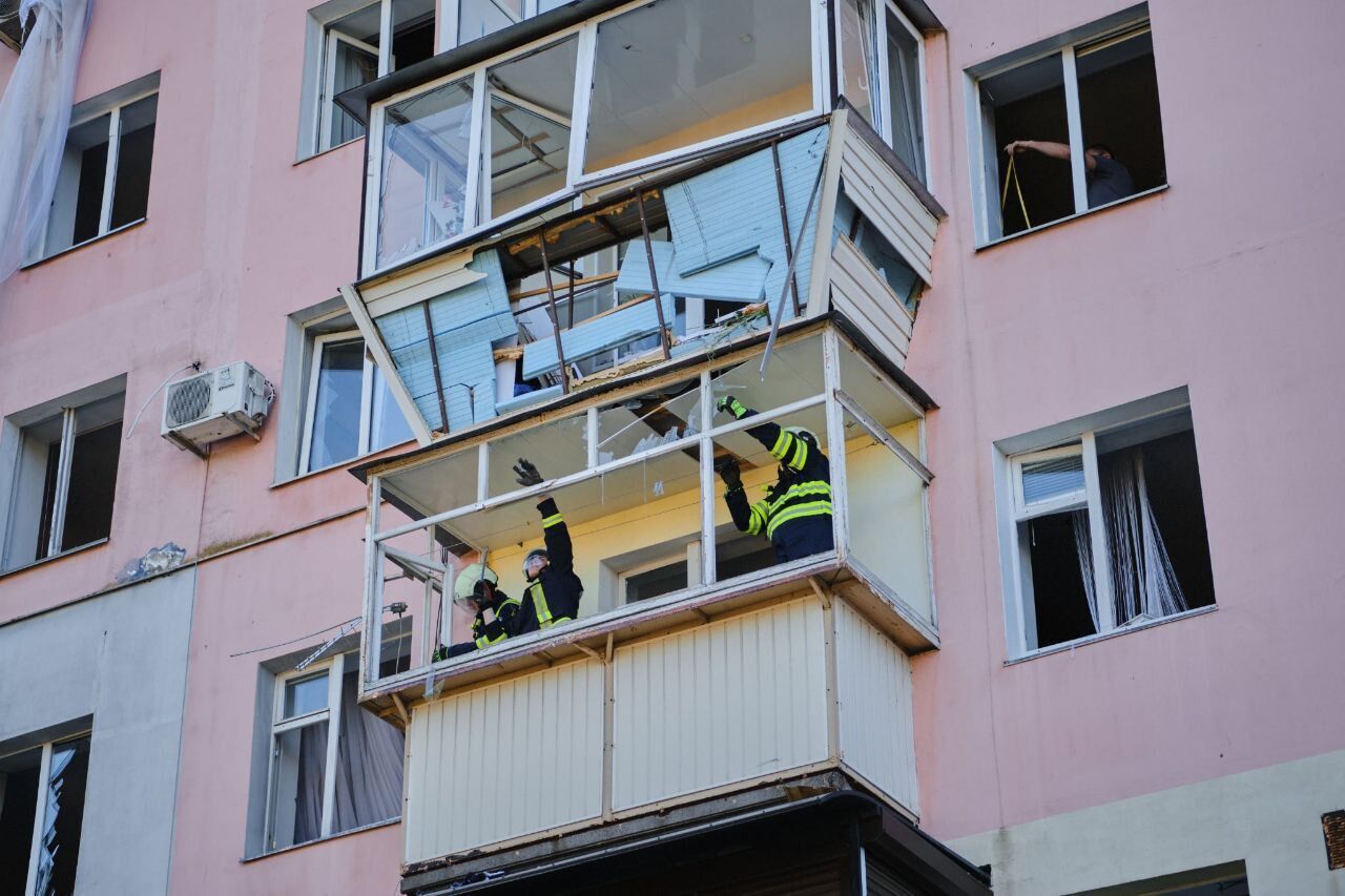 Удар РФ по Черкассам