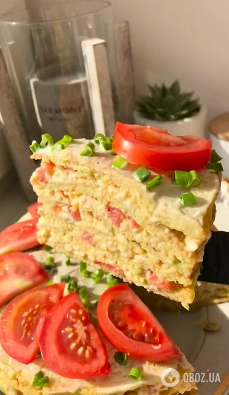 Самый вкусный кабачковый торт с плавленым сыром и помидорами: делимся пошаговым рецептом