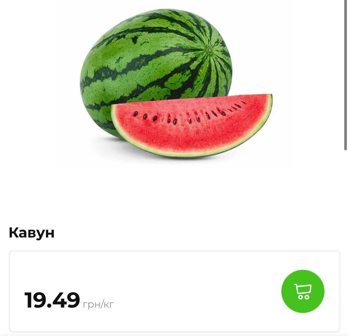 Как переписали цены на арбузы в Украине