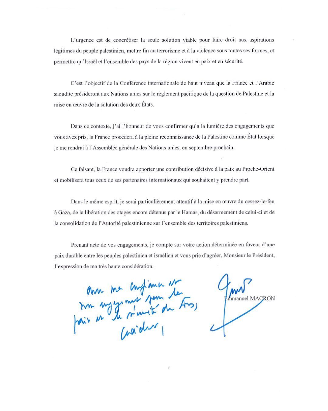 Макрон заявив, що Франція офіційно визнає державу Палестина: США назвали рішення "ляпасом" жертвам подій 7 жовтня