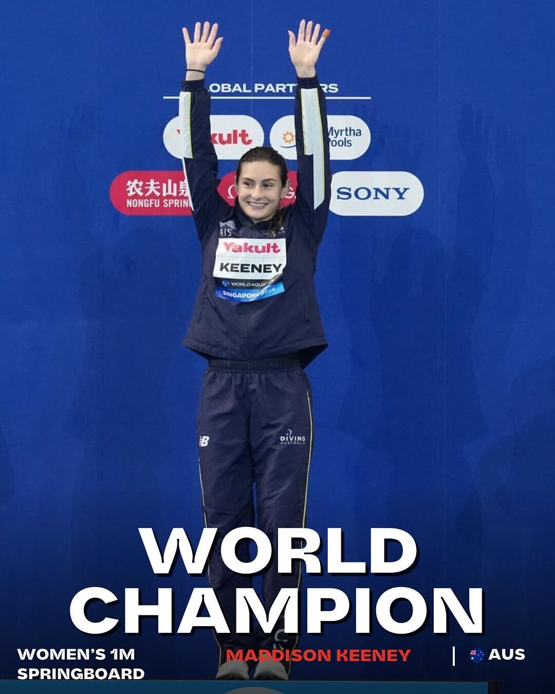 Женщина-шахтер выиграла чемпионат мира по водным видам спорта. Фото