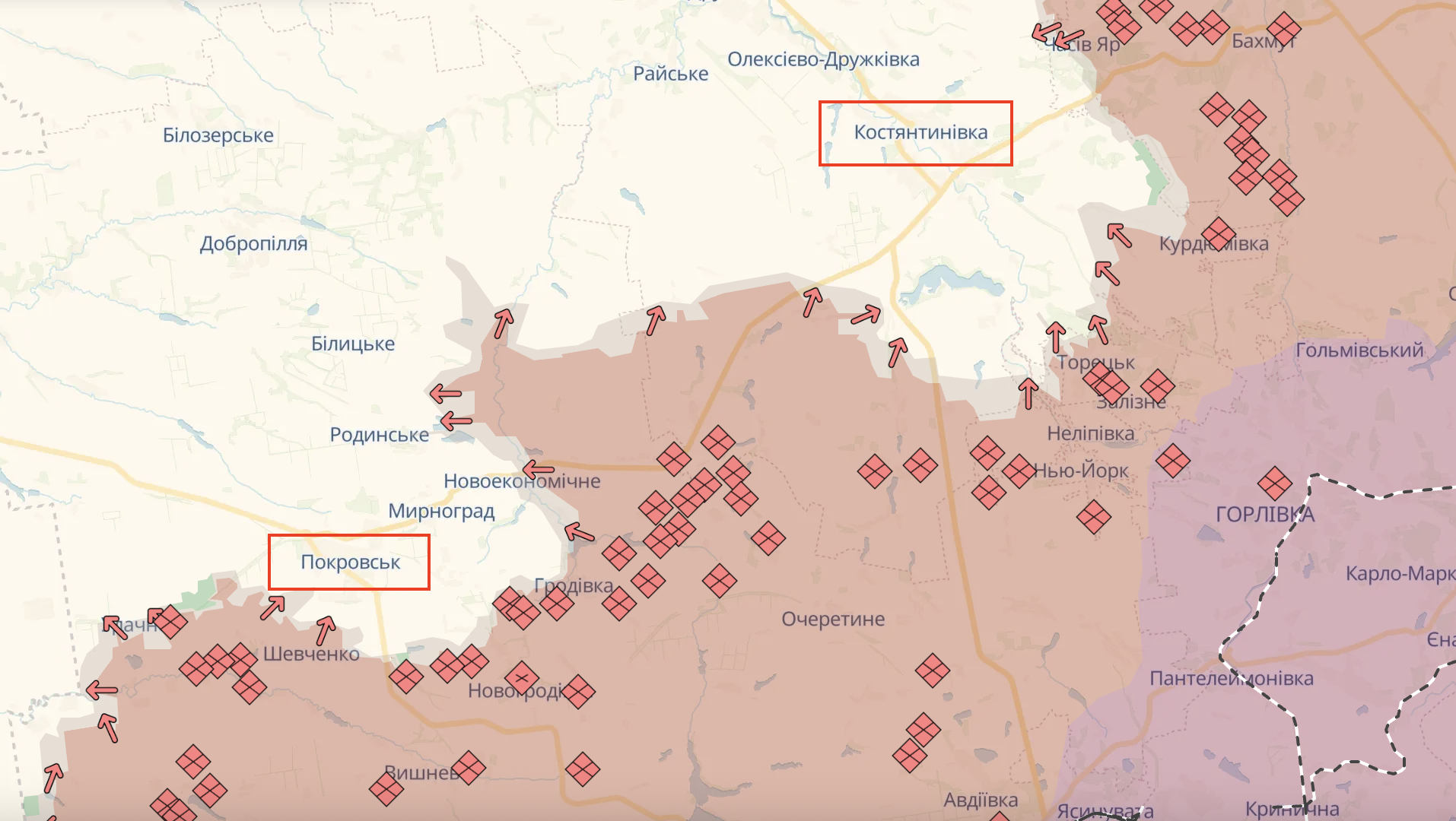 Покровськ під прицілом: у ЗСУ розповіли, де ворог зосереджує основні зусилля