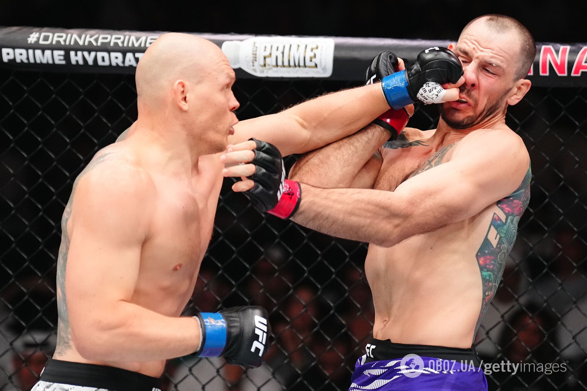 Предателя Украины брутально нокаутировали в первом раунде во втором подряд бою UFC. Видео