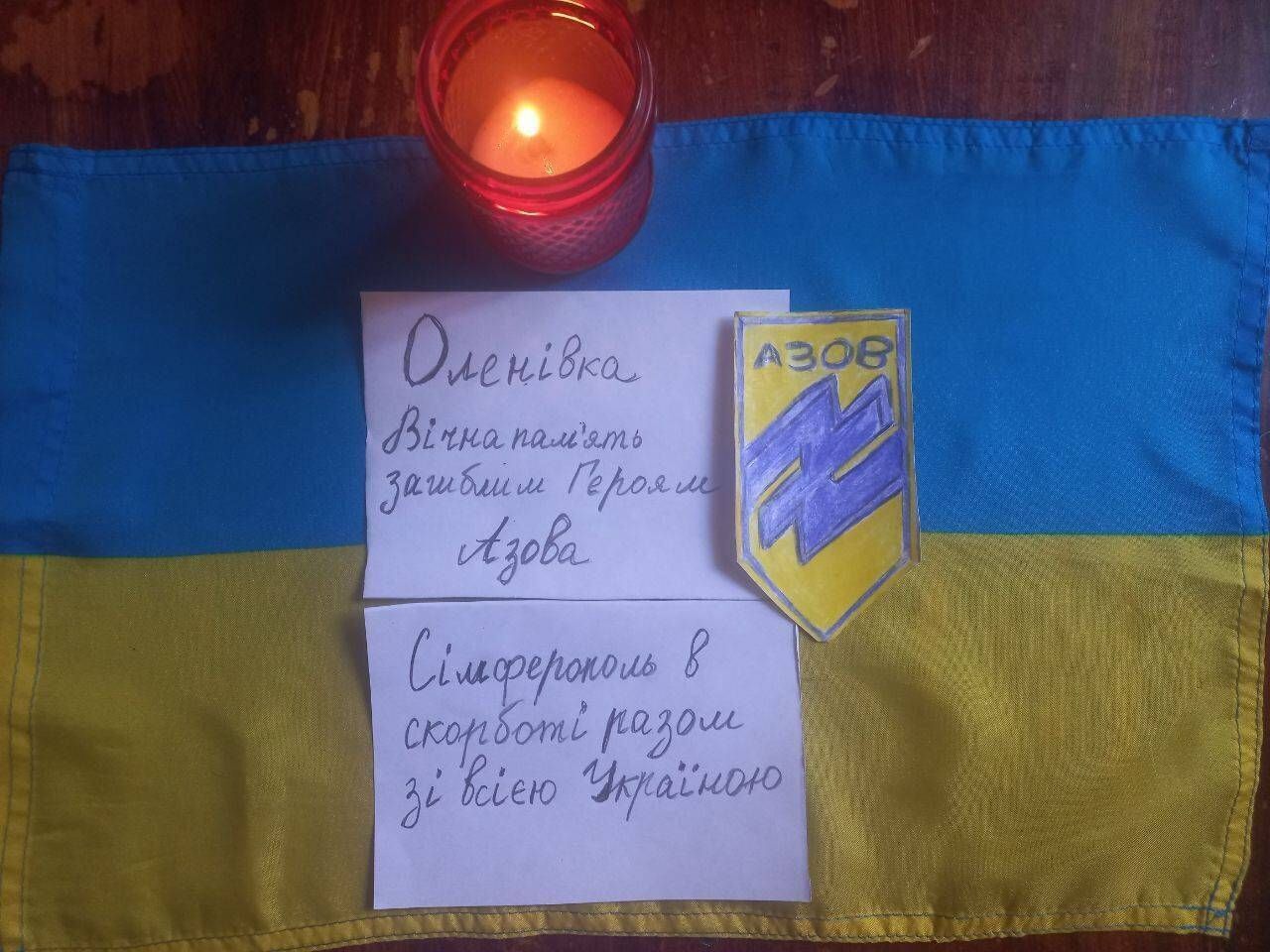 Третья годовщина российского теракта в Еленовке: в Украине провели акции в знак памяти об убитых военнопленных. Фото и видео