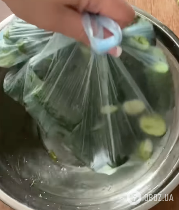 Приготовление огурцов