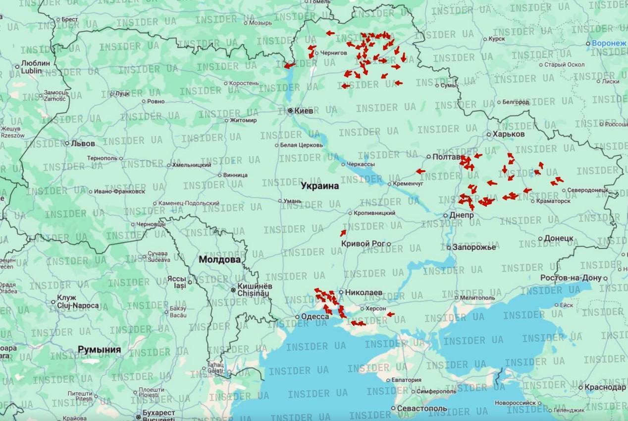 Украина была под массированной российской атакой: применены более сотни ударных БПЛА и крылатые ракеты