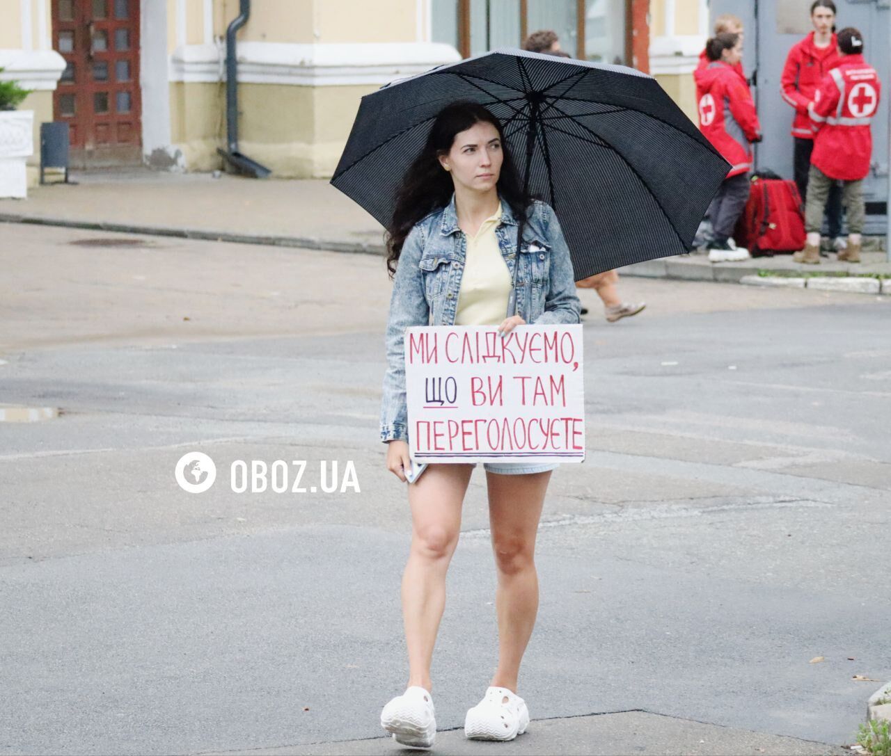 У Києві та інших містах пройшла акція з вимогою ухвалити законопроєкт про відновлення незалежності НАБУ та САП. Фото й відео