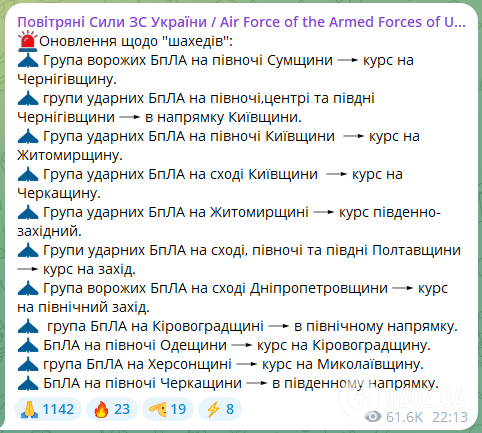 Украина была под массированной российской атакой: применены более сотни ударных БПЛА и крылатые ракеты