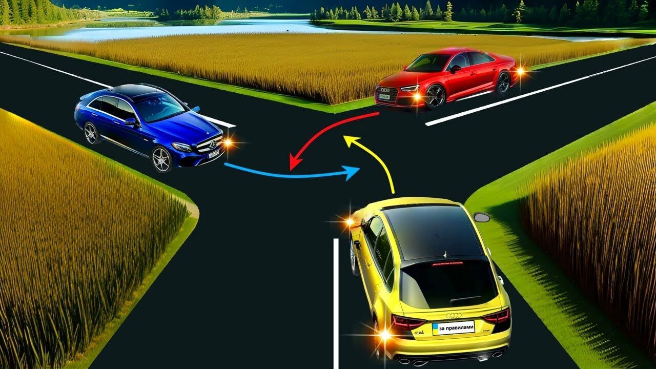 Як правильно роз’їхатися? Тест для водіїв