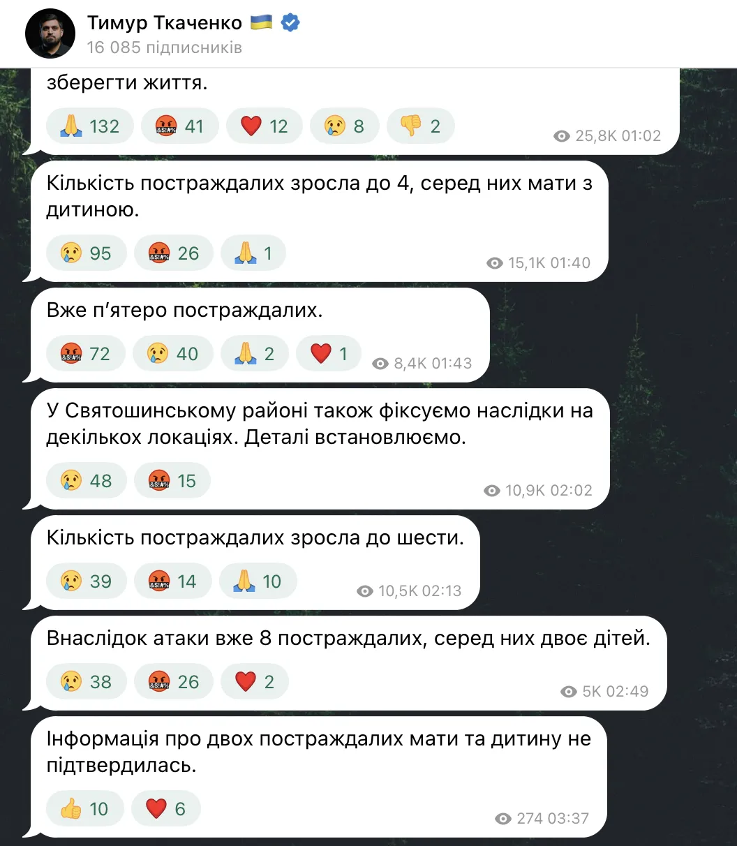 РФ масовано атакувала Київ "Шахедами" і ракетами: лунали вибухи, зафіксовано пожежі, є потерпілі. Фото