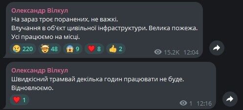 Вилкул Телеграм