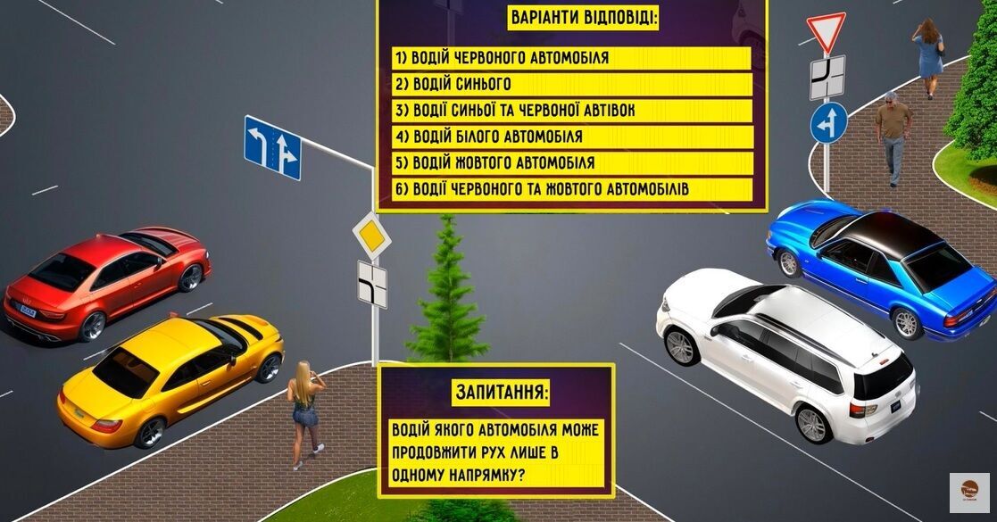 Кто может проехать только в одном направлении? Запутанная задача по ПДД