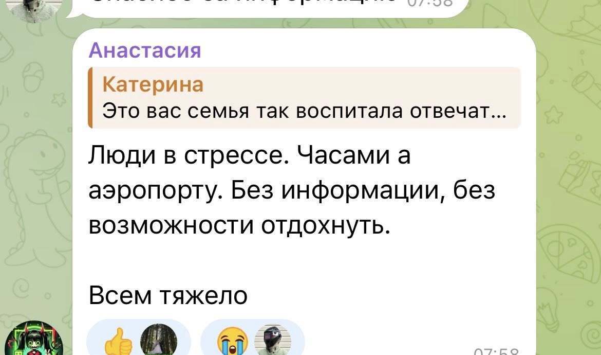 "Ми нє люді, ми мусор". Росіяни незадоволені, що в Росії не працюють аеропорти