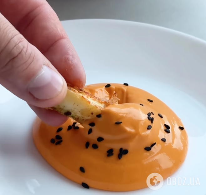 Кабачки с соусом