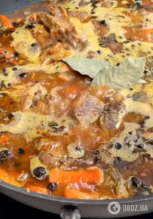 Мясо с овощами
