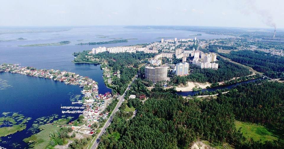 Город Украинка, отдых на Днепре