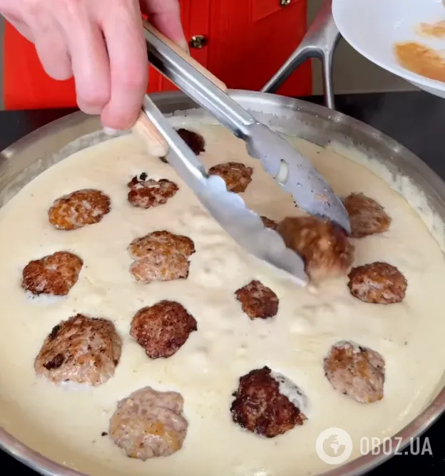 Котлеты в сливках