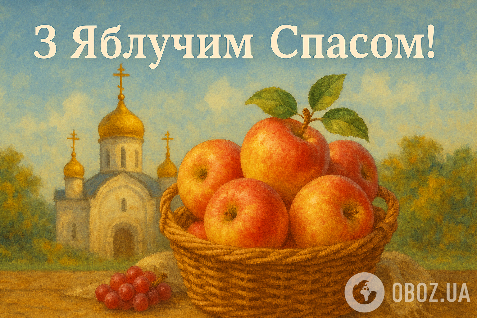 С Яблочным спасом: теплые поздравления