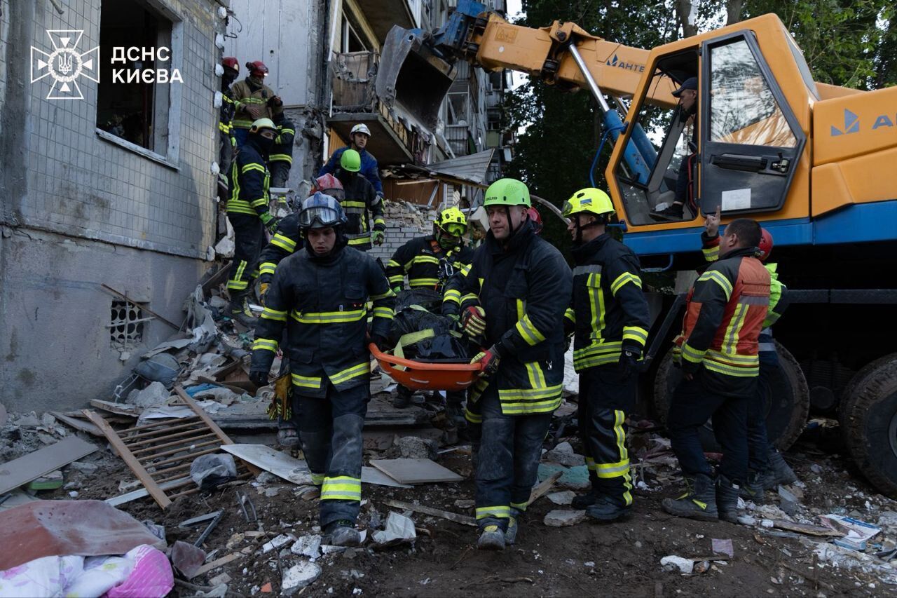 Ракетный удар по Киеву 31 июля