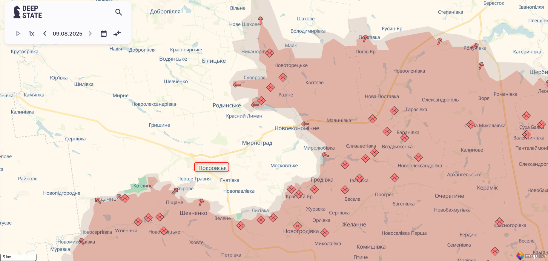 Хотели вызвать панику: до Покровска из 150 оккупантов из состава ДРГ дошли только 30 – DeepState