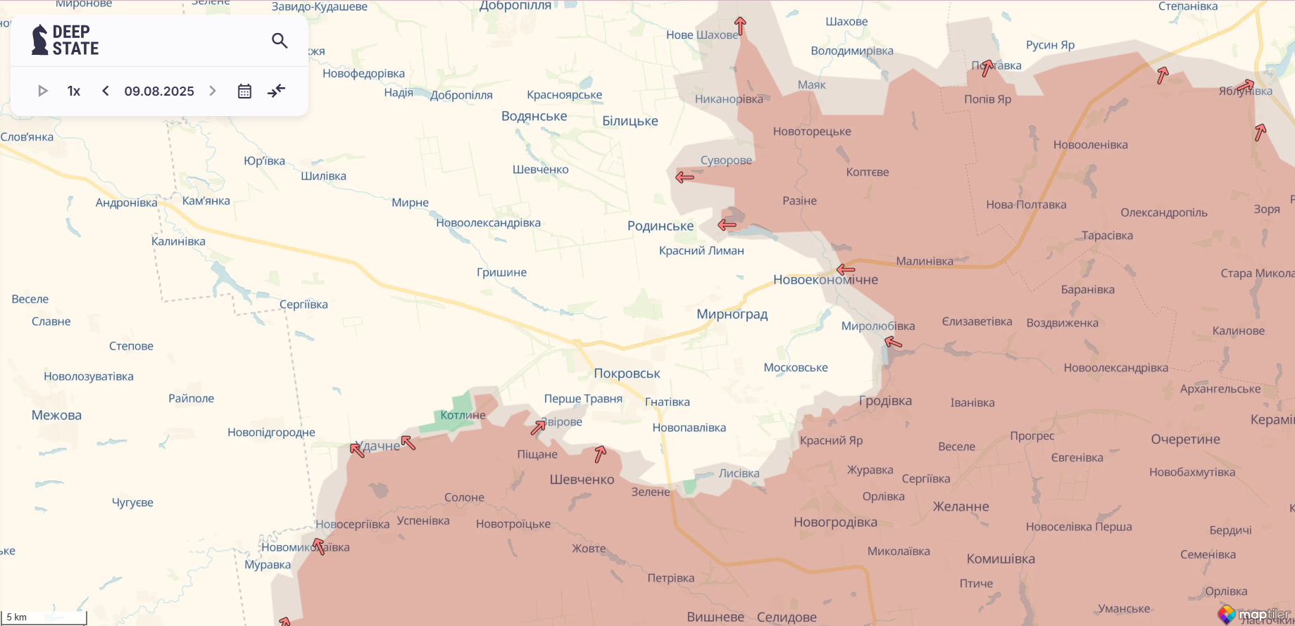 "Війна не стоїть на одному місці": експерт вказав на нюанс у ситуації на Покровському напрямку. Карта