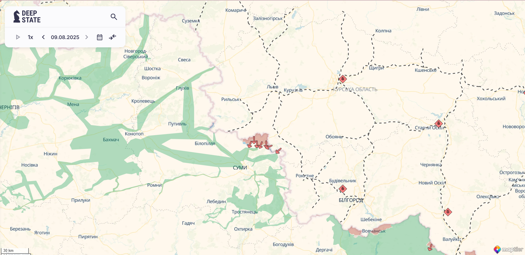 "Ситуация непростая": в ГПСУ рассказали об обстановке на границе с Россией и деятельности вражеских ДРГ