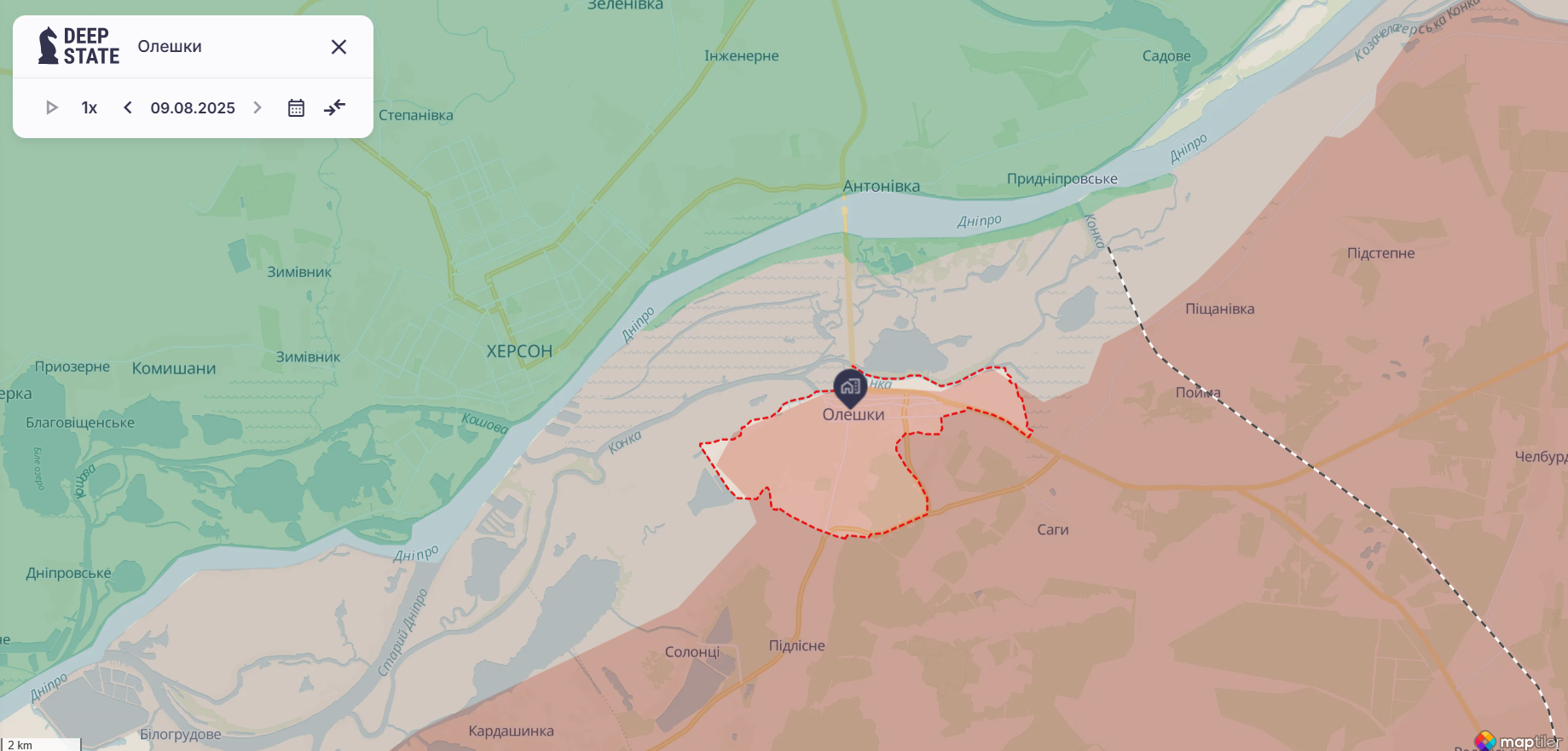Воздушные силы поразили командный пункт оккупантов в районе Олешек: среди ликвидированных – топ-военные
